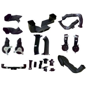 pūstās automobiļu gaisa kondicionēšanas kanāli