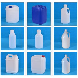 pūstā veidā izgatavots augstas tīrības pakāpes ķīmisko reaģentu konteiners