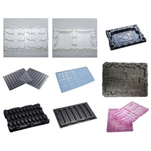 ESD drošs vakuuma formēts paplātes