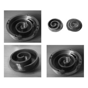 precīza CNC apstrāde alumīnija sakausējuma spirālveida plāksnēm