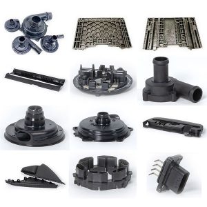 termoplastiskas injekcijas veidā veidotas automobiļu detaļas