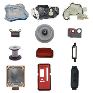 divkrāsu injekcijas veidā veidoti silikona izstrādājumi